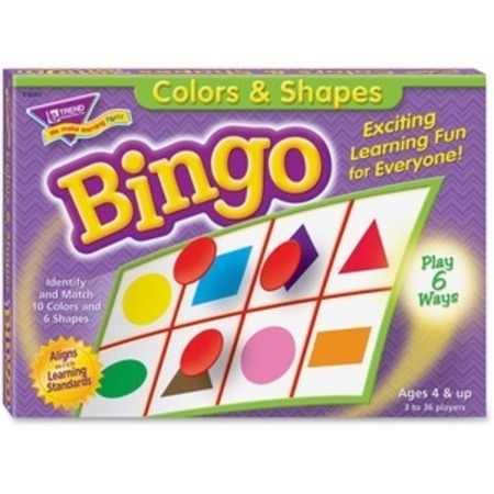 TREND Game, Bingo, Colors & Shapes TEPT6061